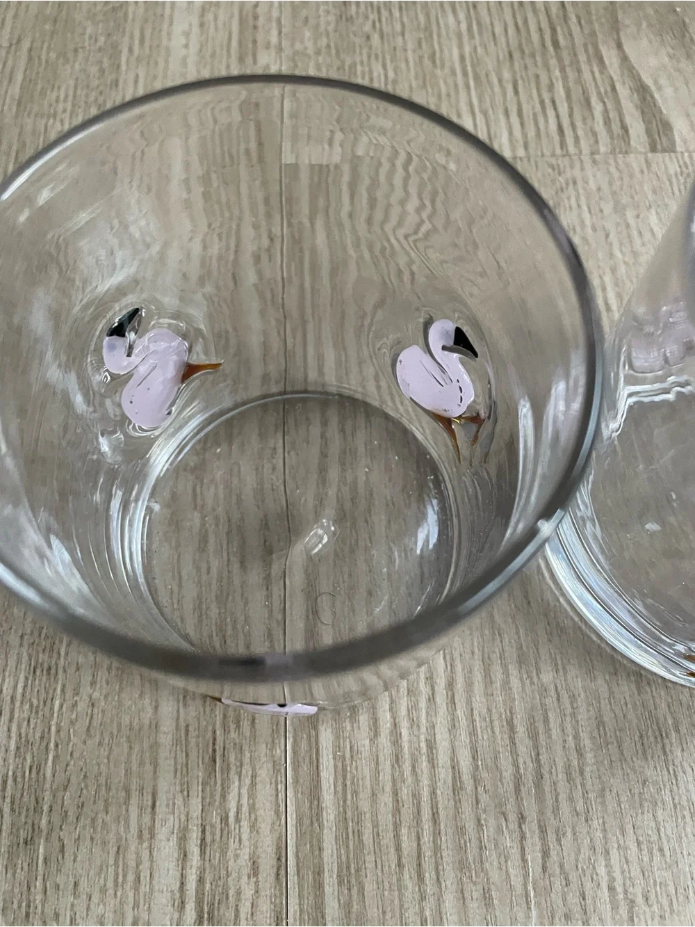 Crate & barrel 🦩Keko Flamingo Old Fashion Glasses